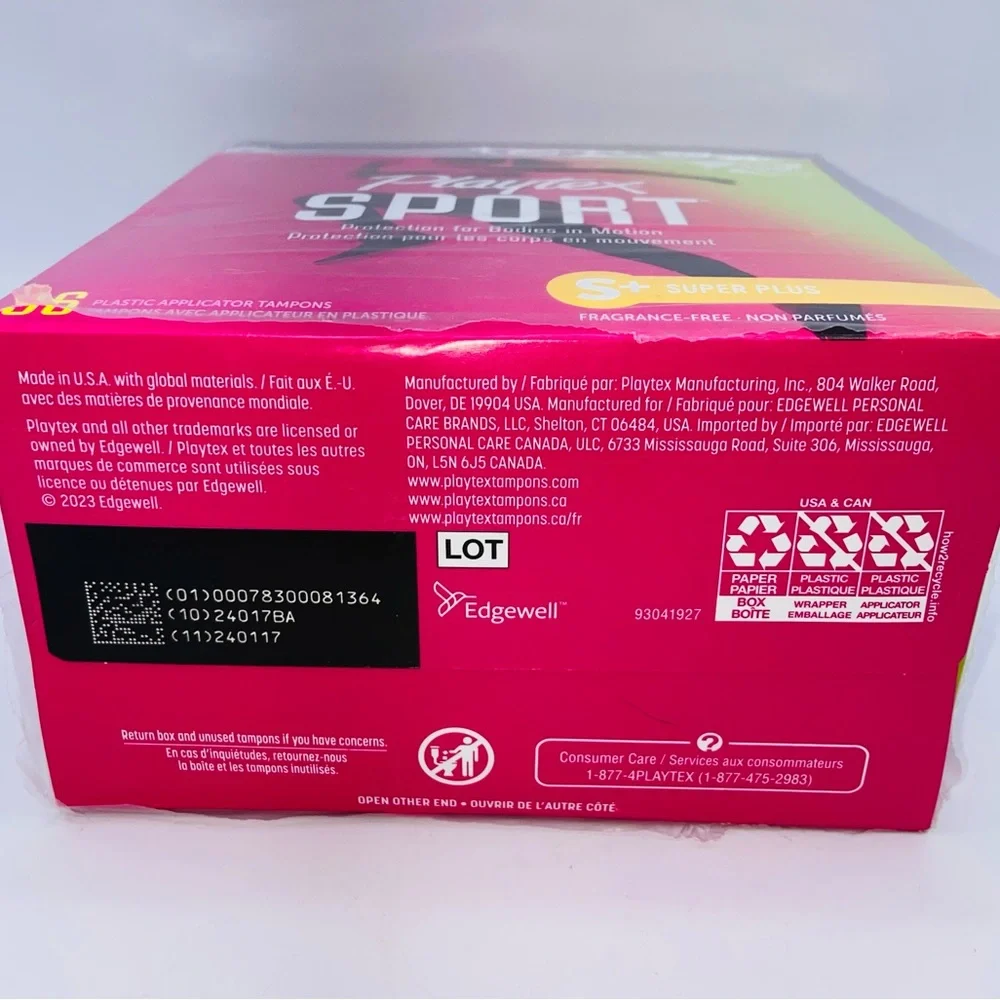 Playtex sport tampons